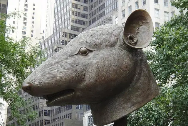 Somehow we suspect the Ai Weiwei rat sculpture is not the rodent problem that the Daily News is talking about